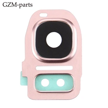 GZM-запчасти Для Мобильного Телефона Задняя Крышка Объектива Камеры Заднего Вида С Рамкой и Клеем для Samsung Galaxy S7 EDGE G935 Изображение