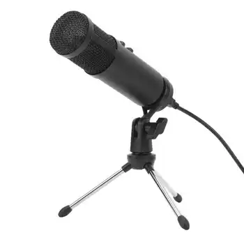 USB-микрофон, конденсаторный микрофон, отключение звука одной клавишей для пения Изображение