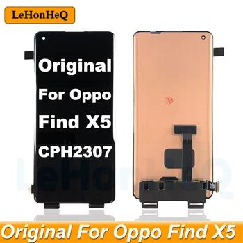 Оригинальный для Oppo Find X5 ЖК-дисплей Для Find X 5 PFFM10 CPH2307 Замена сенсорной панели Дигитайзера В сборе Изображение