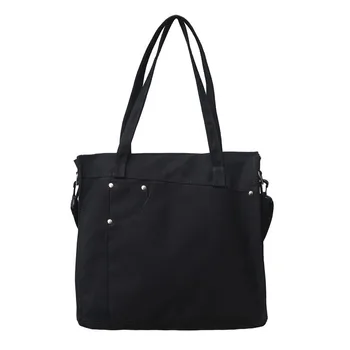 Высококачественные холщовые сумки через плечо для женщин, роскошные сумки, женские повседневные сумки-тоут, дизайнерская сумка через плечо, женская сумка Изображение