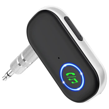 Автомобильный приемник Bluetooth 5.1 с активным шумоподавлением, адаптер Bluetooth AUX для автомобиля Home Изображение