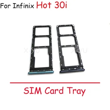 Для Infinix Hot 30i X669 X669C X669D Слот для sim-карты, держатель лотка, гнездо для чтения sim-карт, гнездо для чтения sim-карт Изображение