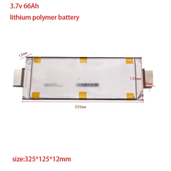 импортировано из Кореи 3,7 В 66Ah литиевая батарея Литий-полимерная батарея для самодельного скутера с аккумуляторной батареей 60 В 72 В, накопитель энергии Изображение