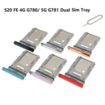 OEM Для Samsung Galaxy S20 FE 4G G780/5G G781 Держатель лотка для двух SIM-карт + вывод для извлечения Изображение