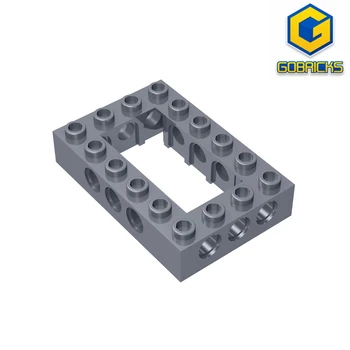 10ШТ Gobricks GDS-973, кирпич 4 x 6 с открытым центром, совместим со строительными блоками lego 32531 DIY Изображение