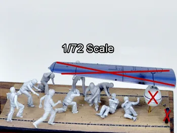 Набор моделей из смолы 1/72 в разобранном виде, неокрашенный 1031 (10 фигурок) Изображение