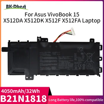 BK-Dbest 7,6V 32Wh B21N1818 C21N1818 Аккумулятор для ноутбука Asus VivoBook Pro 14 15 X412DA A412FA X412FJ R424FA X509JA X509MA X509UA Изображение