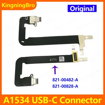 Оригинальный Порт зарядки Разъем Питания Постоянного тока USB-C Соединительный Кабель 821-00482-A 821-00828-A для MacBook Retina 12 