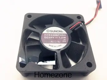 Для SUNON 6015 6CM KDE2406PHS3 24V 1.2W 2-проводной вентилятор инвертора с отключением звука Изображение