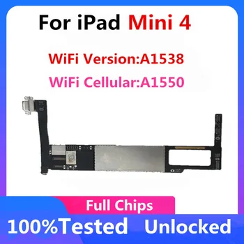 Оригинальная материнская плата A1550 для iPad mini 4 Версия Wi-Fi для сотовой связи логические платы для iPad mini4 сменная материнская плата Без учетной записи ID Изображение