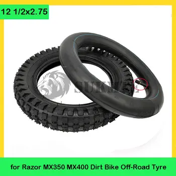 12 Внутренняя Наружная трубка колеса шины 1 /2X2.75 для внедорожных шин Razor MX350 MX400 Dirt Bike Изображение