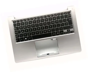 Новая британская клавиатура с подсветкой для Asus ZenBook UX303U UX303UA UX303UB Подставка для Рук из РОЗОВОГО ЗОЛОТА Изображение