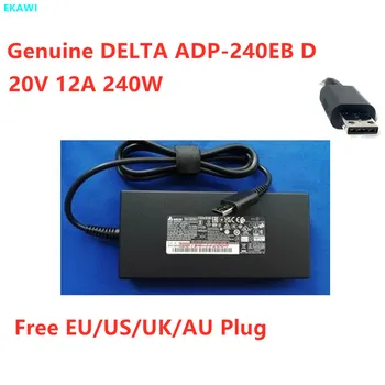 Подлинный тонкий адаптер переменного тока DELTA ADP-240EB D 20V 12A мощностью 240 Вт для зарядного устройства для ноутбука MSI GE76 GE66 Изображение