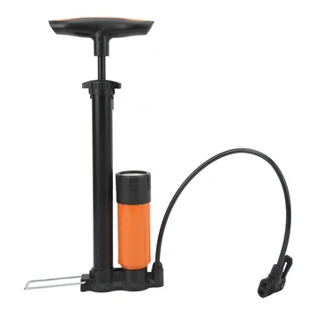 Воздушный насос для шин для горных велосипедов высокого давления, портативный Инструмент для накачки с точным барометром, насос для накачки шин для мотоциклов Изображение