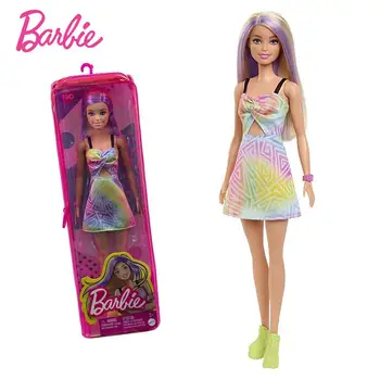 Модница куклы Барби Каваи, Красочное платье для девочек, Набор для косплея, Интерактивные цветные Волосы, Милая детская игрушка В подарок. Изображение
