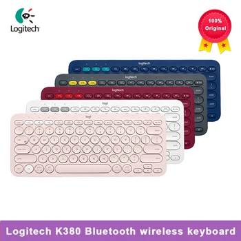 Беспроводная клавиатура Logitech K380 с несколькими устройствами Bluetooth, линейная многоцветная Windows macOS Android IOS, Chrome OS, универсальная Изображение