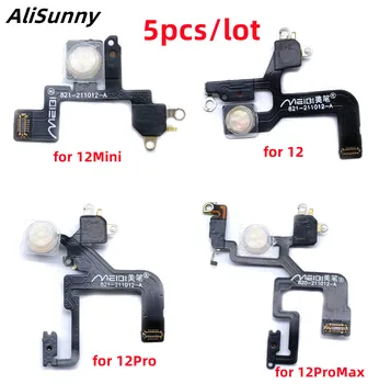 AliSunny 5 шт. светодиодная вспышка Гибкий кабель датчика FPC Запчасти для ремонта iPhone 12 mini 13 Pro Max Изображение