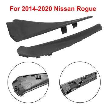 2 шт. для Nissan X-Trail Rogue 2014-2018, автомобильный передний стеклоочиститель, Боковая накладка, передний рычаг стеклоочистителя, капот, легкий Изображение