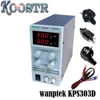 Автоматический преобразователь 110 В/220 В KPS303D светодиодный дисплей schakelaar постоянного тока, обеспечивающий бесперебойную работу 0-30 В/0-3A 0,1 В/0.01А Изображение