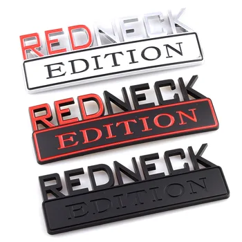 5X 3D ABS Эмблема REDNECK EDITION, Значок, Наклейка на заднюю часть автомобиля, Аксессуары для Grand Cherokee Liberty Patriot Renegade Изображение