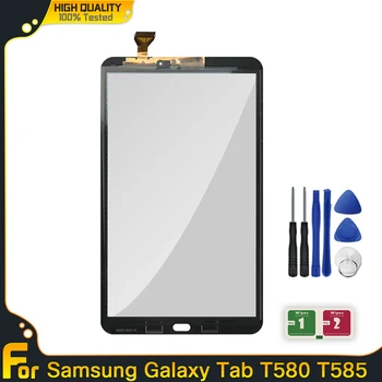 Сенсорный Для Samsung Galaxy Tab A 10.1 T580 T585 SM-T580 SM-T585 Сенсорный Экран Дигитайзер Сенсорная Стеклянная Панель + Инструменты Бесплатная Доставка Изображение