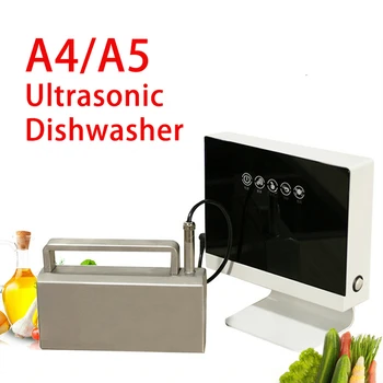 Новая портативная посудомоечная машина с раковиной, автоматическая бытовая ультразвуковая посудомоечная машина, небольшая отдельно стоящая Изображение