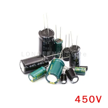 10ШТ 450V10uF 10 МКФ 450V Подключаемый алюминиевый электролитический конденсатор Изображение