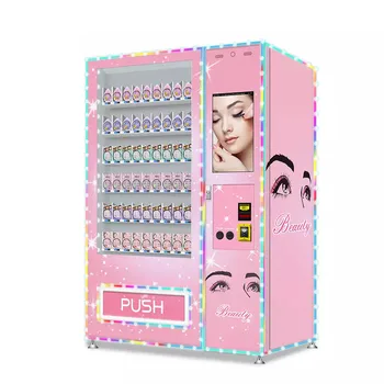 Торговый Автомат Косметики для Самостоятельного Макияжа Ресниц с Сенсорным Экраном BeautyToys Snacks Hair Lash Jewelry Торговые Автоматы для Продажи Изображение