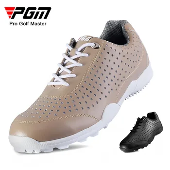 Мужская водонепроницаемая, противоскользящая, дышащая спортивная обувь для гольфа PGM Изображение
