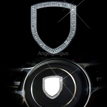 Angelguoguo Эмблема рулевого колеса автомобиля, 3D наклейка для Porsche 911 macan panamera Изображение