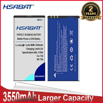 Аккумулятор HSABAT емкостью 3550 мАч для Nokia Lumia 730 735 738 RM 1038 RM 1040 BV-T5A Изображение