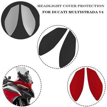 Для Ducati Multistrada V4 V4S 2020-2023 Защита Крышки Передней Фары Протектор Фары Акриловый Экран Объектив Изображение