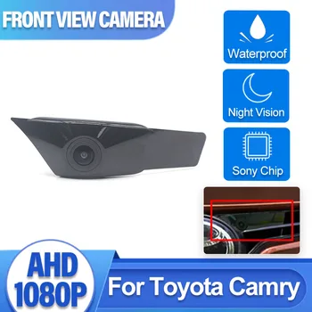 HD CCD AHD Камера заднего вида для парковки ночного видения с положительным водонепроницаемым логотипом для Toyota Camry XV70 2017 2018 2019 2020 Изображение