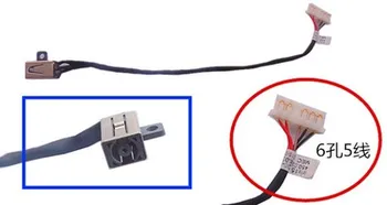 Разъем питания постоянного тока с кабелем для ноутбука Dell Vostro 15-V3567 3565 V3568, гибкий кабель для зарядки постоянного тока P63f P47f Изображение