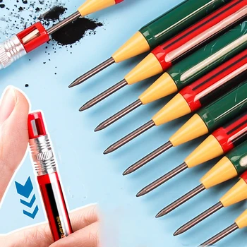 2/4 шт. Не заточенные карандаши с точилкой Kawaii 2,0 мм, механический карандаш для школы, Корейские канцелярские принадлежности, канцелярские принадлежности Изображение