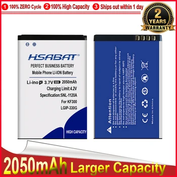 HSABAT Новый Аккумулятор емкостью 2050 мАч для LG LGIP-330G GM210 KF240 KF245 KF300 KF305 KF330 KM380 бесплатная доставка Изображение