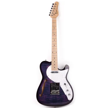 Электрогитара из стеганого клена хорошего качества фиолетовая electricas electro electrique guitare guitarra guitar гитары Изображение