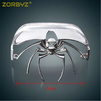 Хромированные детали ZORBYZ, хромированная крышка заднего фонаря Spider Widow, подходит для мотоцикла Harley Изображение