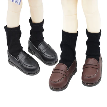 1/6 Студенческая обувь BJD для аксессуаров для кукол YOSD MSD по размеру 15 см, плюшевые игрушки для кукол EXO, обувь 5 * 2,2 см Изображение