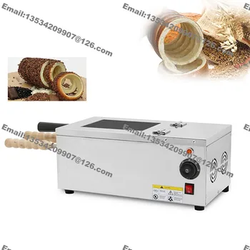 Коммерческое использование Электрическая Венгерская печь для выпечки печных пирогов Kurtos Kalacs, машина для приготовления рулетов и гриля Изображение