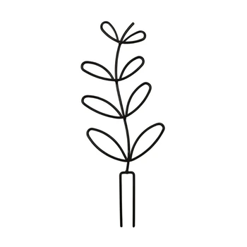 Колья для поддержки растений, небольшая металлическая садовая решетка для овощей высотой 12,4 дюйма Изображение