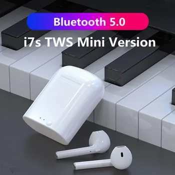 2020 i7s i7 Mini TWS Беспроводные наушники-вкладыши Гарнитура Беспроводные наушники Bluetooth Зарядный блок для Iphone Xiaomi Redmi Huawei Изображение