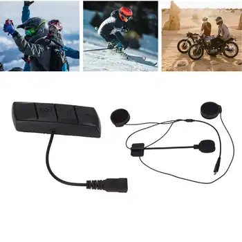 Мотоциклетный шлем Bluetooth-гарнитура FM-радио Moto Водонепроницаемые Беспроводные наушники громкой связи Музыкальный динамик Автоответчик Изображение