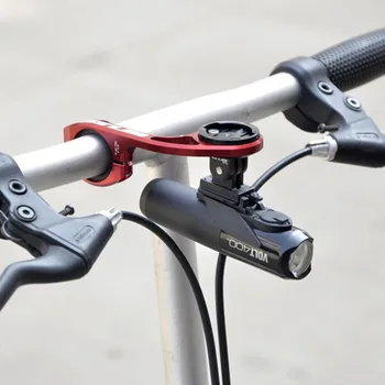 Новейший полезный сдвоенный Переносной адаптер Держатель Кронштейн для крепления компьютерных велосипедных фар Пластиковый велосипед Изображение